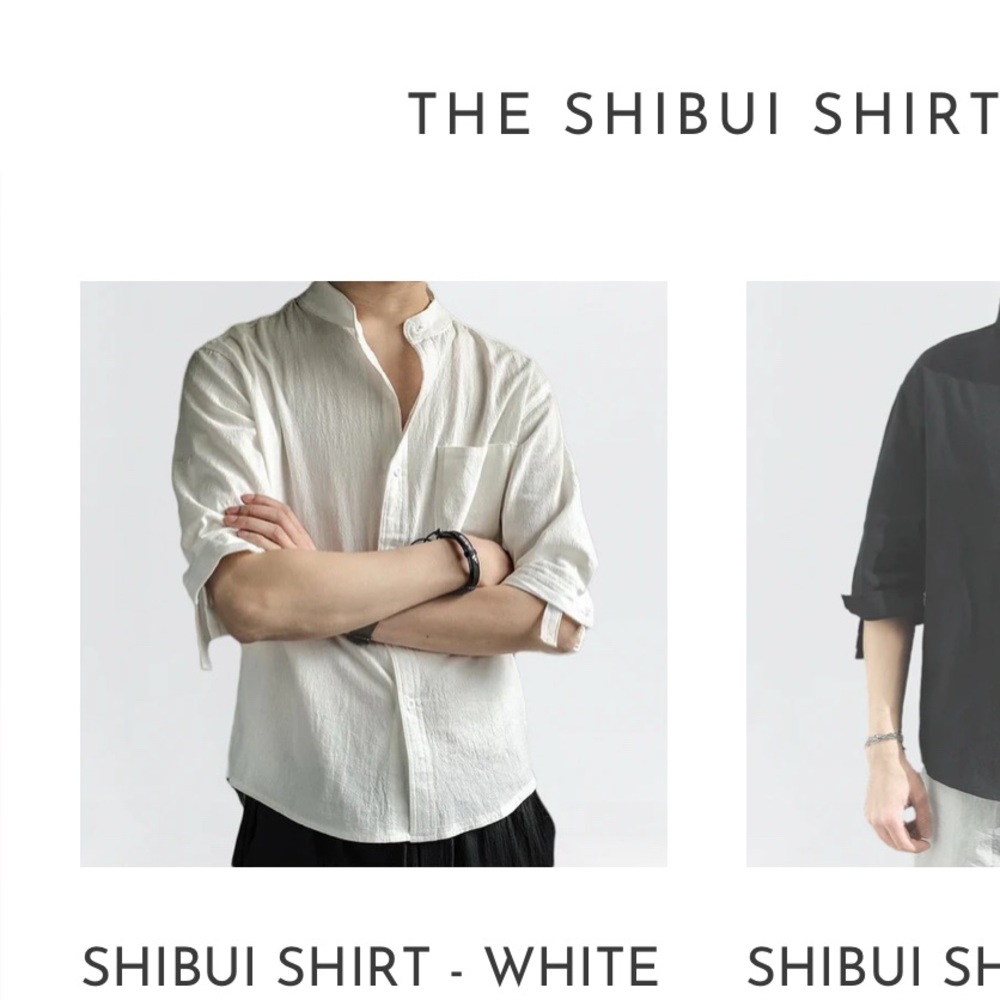Men's SHIBUI SHIRT  White